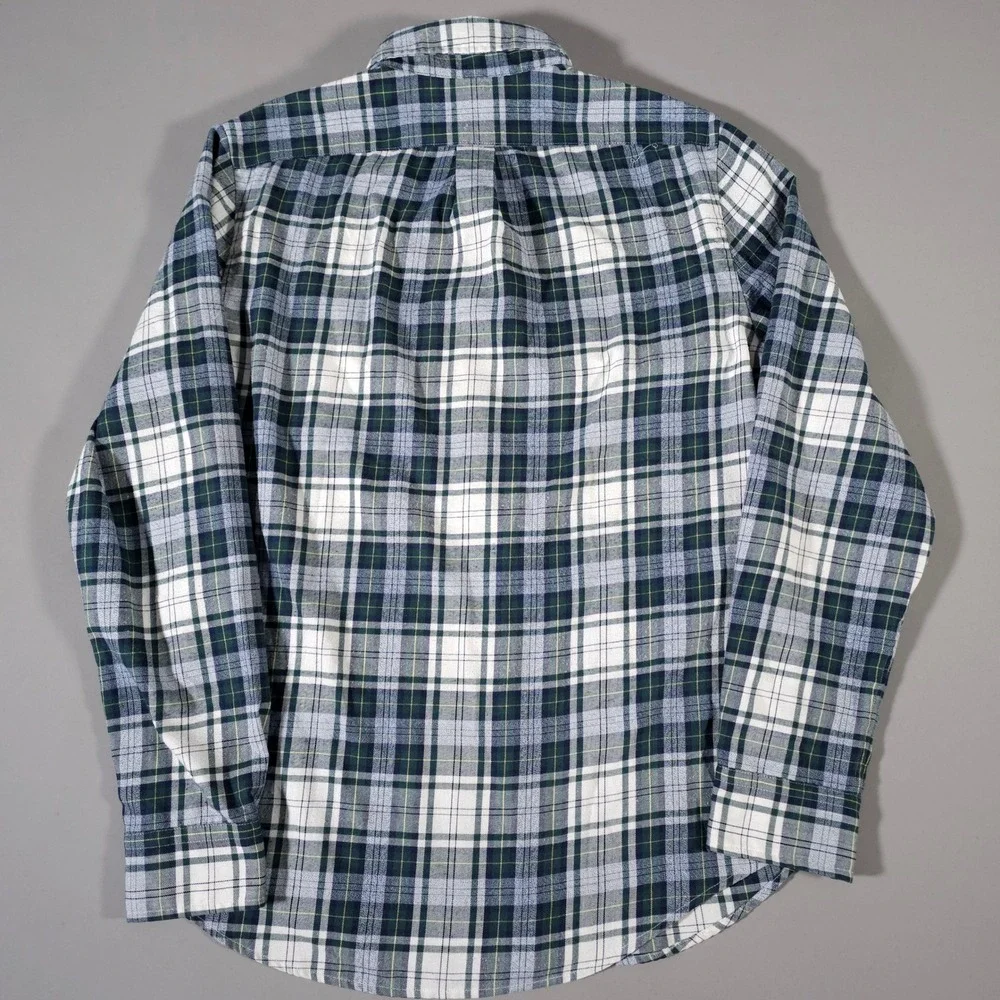 Vineyard Vines Button Down Shirt Mens‎ Small Green Plaid Performance Slim Tucker